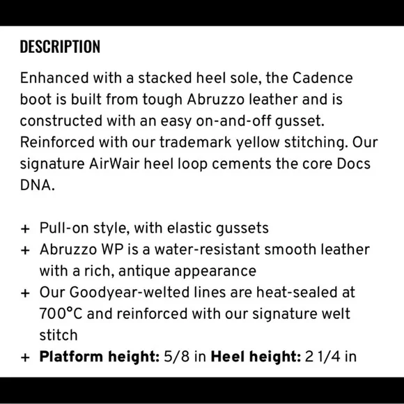 Dr. Martens Heeled Chelsea Boots - size 7 - Picture 4 of 13